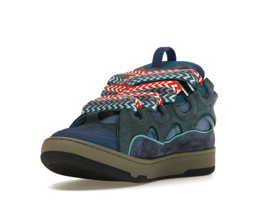 Lanvin Leather Curb Taurus Blue