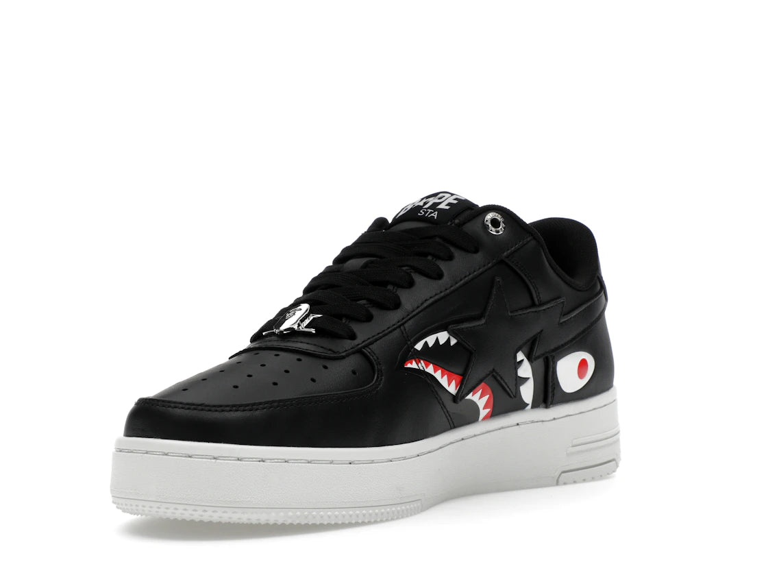 A Bathing Ape Bape Sta Low Shark Pack Black