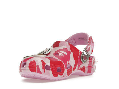 Crocs Classic Clog A Bathing Ape ABC Camo Pink