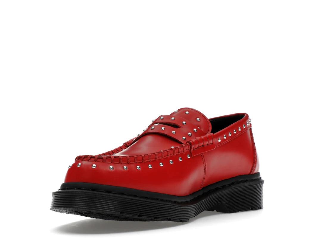 Dr. Martens Studded Penton Loafer Supreme Red