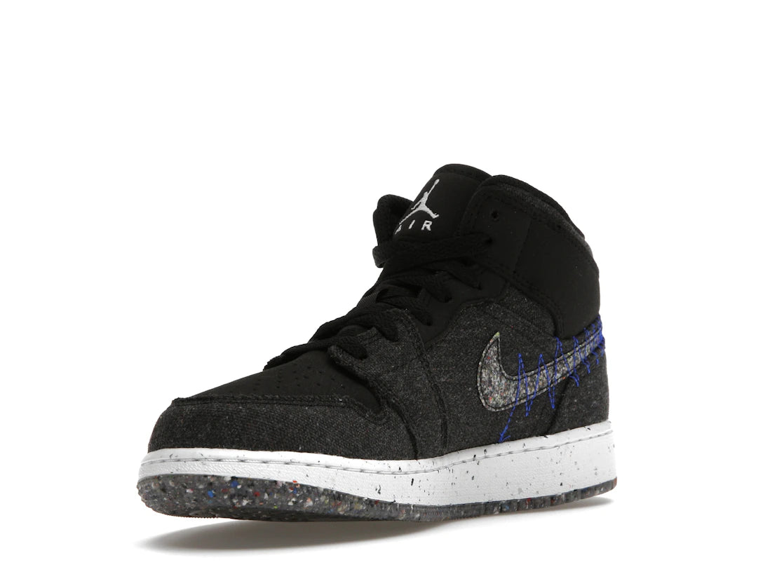Jordan 1 Mid SE Crater Black