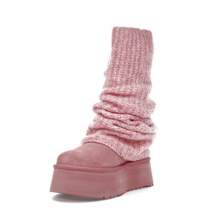 UGG Classic Mini Dipper Legwarmer Boot Pink Dawn