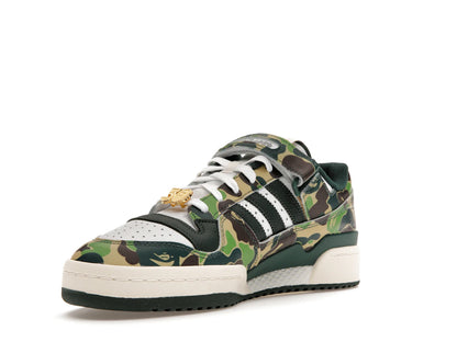 Adidas Forum 84 Low Bape 30th Anniversary Green Camo