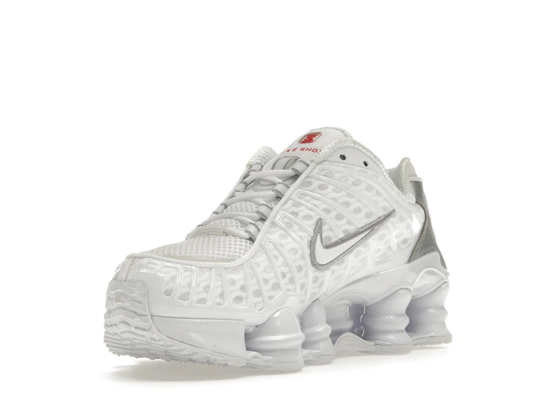 Nike Shox TL White Metallic Silver Max Orange