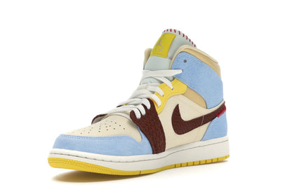 Jordan 1 Mid SE Fearless Maison Chateau Rouge