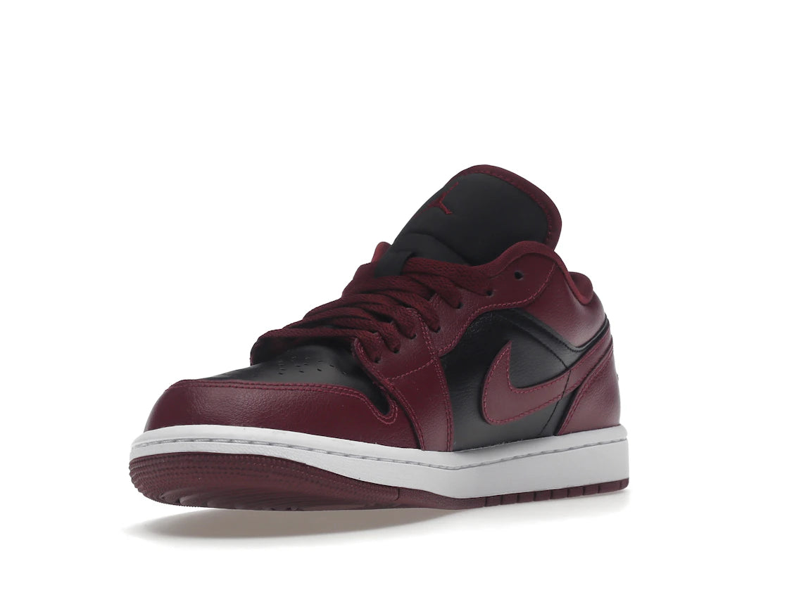 Jordan 1 Low Black Dark Beetroot