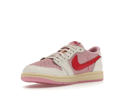 Air Jordan 1 Retro Low OG SP Travis Scott Sail Tropical Pink