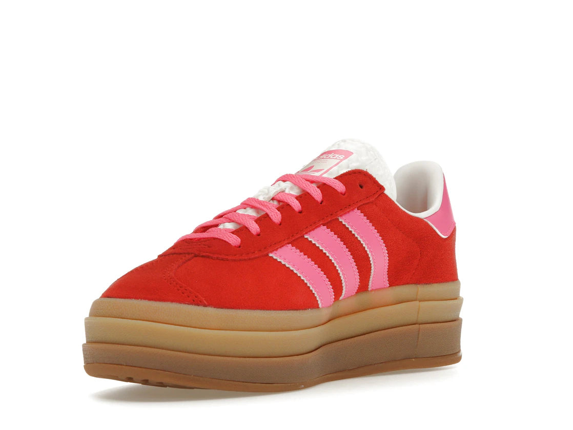 adidas Gazelle Bold Collegiate Red Lucid Pink