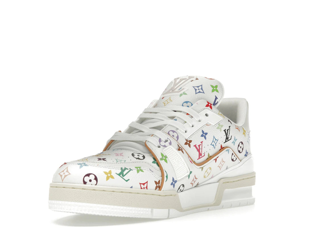 Louis Vuitton LV Trainer Takashi Murakami White