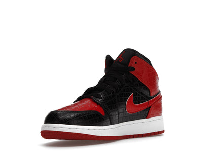 Jordan 1 Mid Bred Text