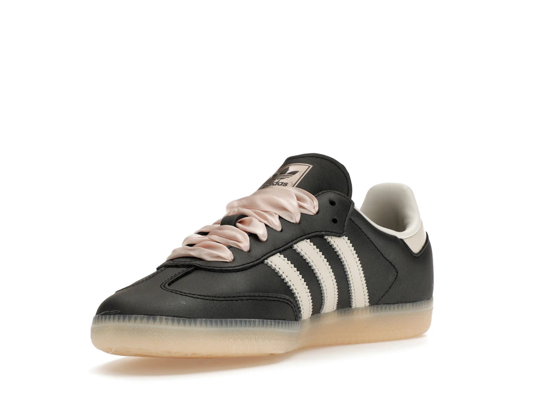 adidas Samba OG Black Pink Ribbon Laces