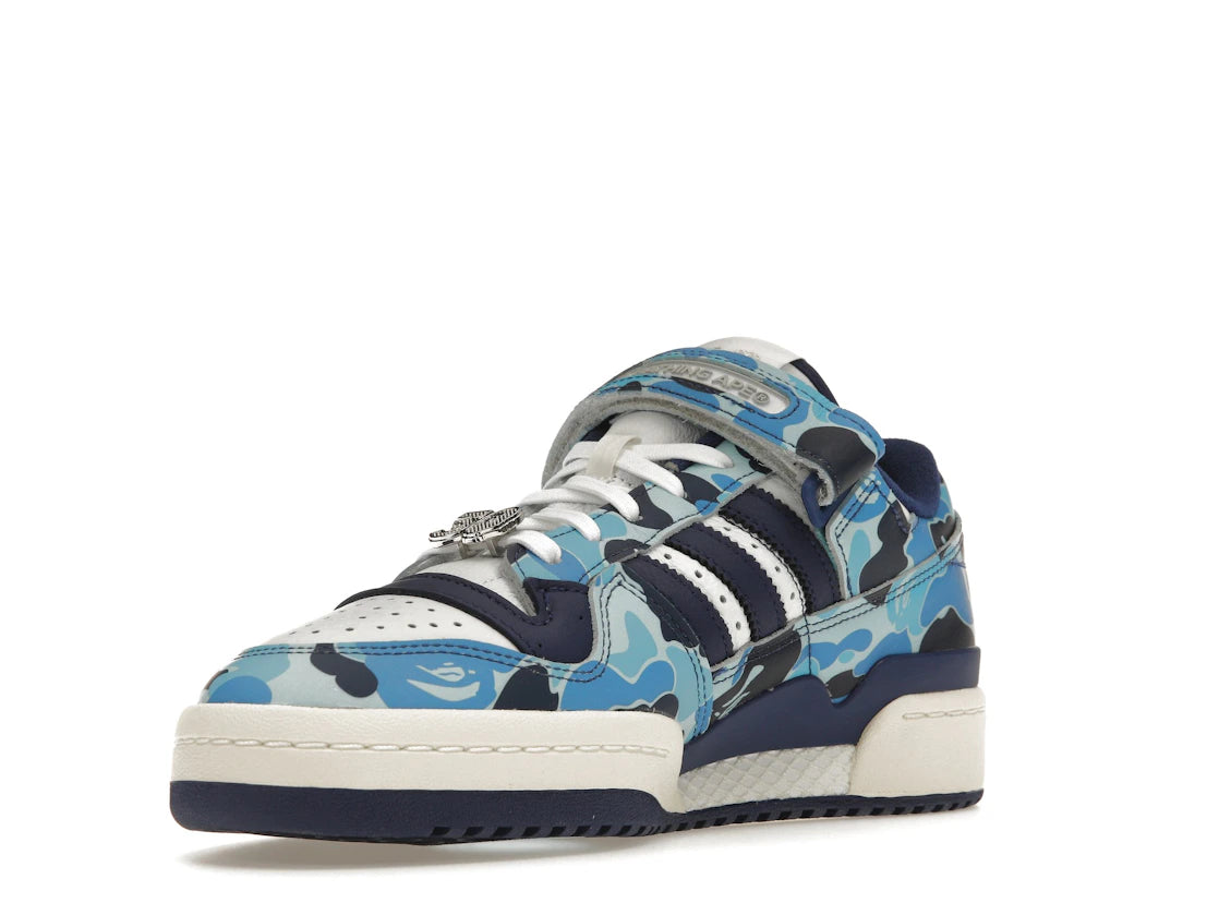 Adidas Forum 84 Low Bape 30th Anniversary Blue Camo