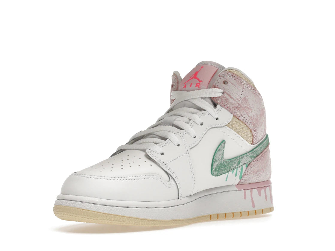 Jordan 1 Mid Paint Drip