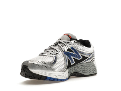 New Balance 860v2 White Team Royal Silver