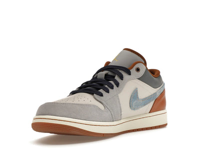 Jordan 1 Low SE Phantom Repaired Denim Swoosh