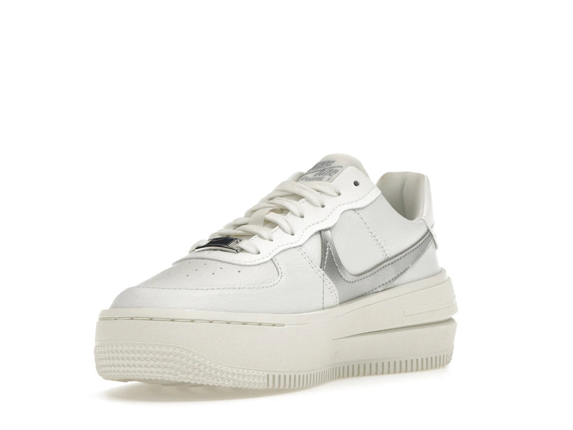 Nike Air Force 1 PLT.AF.ORM Summit White Metalic Silver