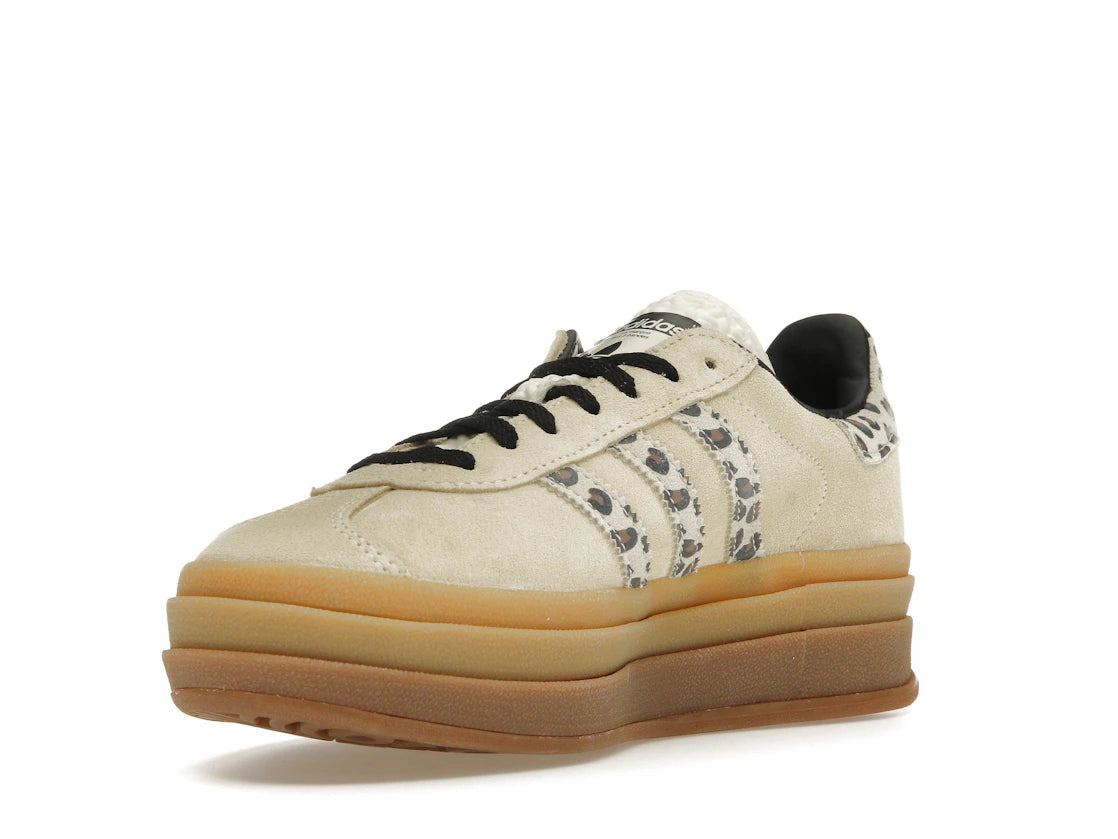 adidas Gazelle Bold Cream Black Leopard