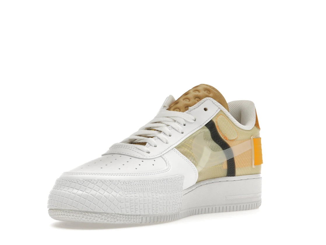 Nike Air Force 1 Type White Gold