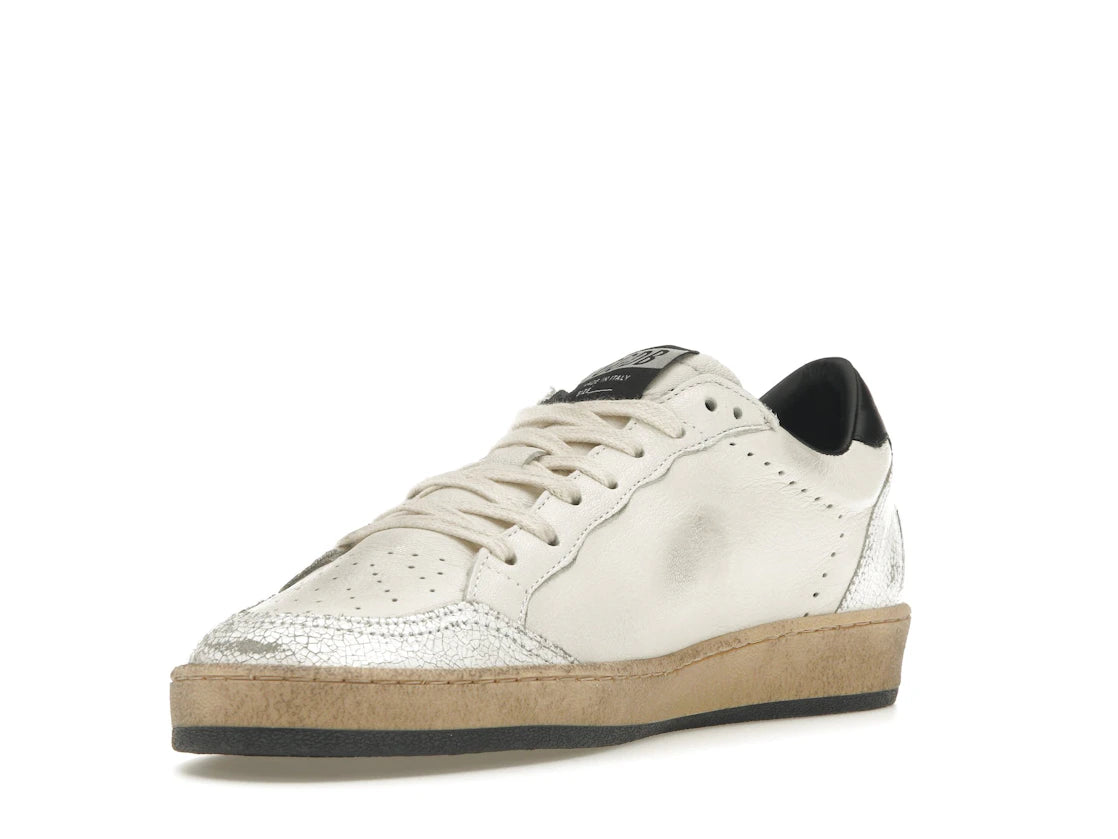 Golden Goose Ball-Star Low White Nappa Black Star