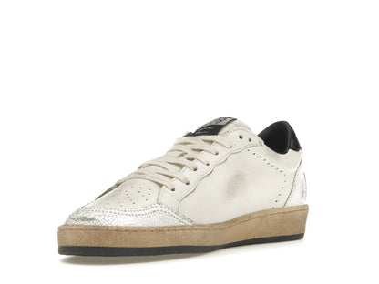 Golden Goose Ball-Star Low White Nappa Black Star