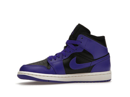 Jordan 1 Mid Purple Black