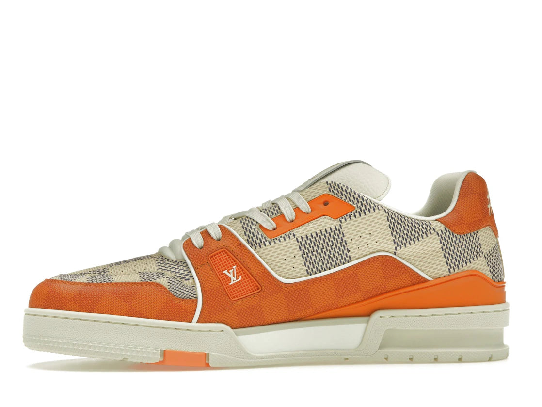 Louis Vuitton LV Trainer Damier White Orange