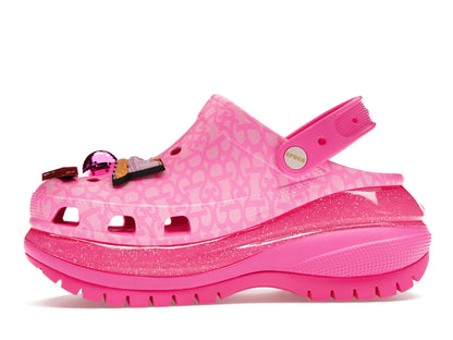 Crocs Classic Mega Crush Clog Barbie The Movie Electric Pink