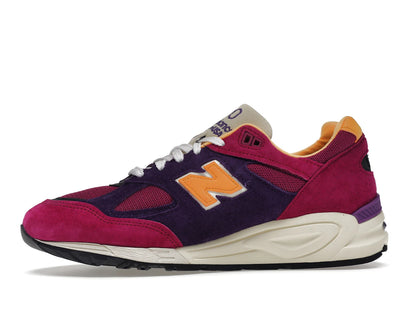 New Balance 990v2 MiUSA Teddy Santis Purple Yellow