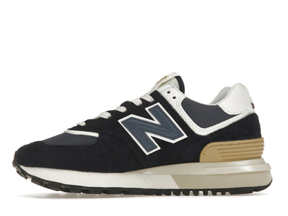 New Balance 574 Navy White Beige