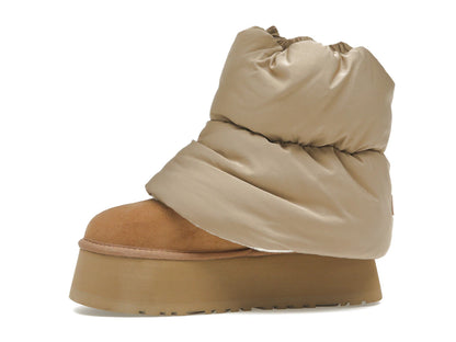 UGG Classic Mini Dipper Puffer Boot Amphora Chestnut