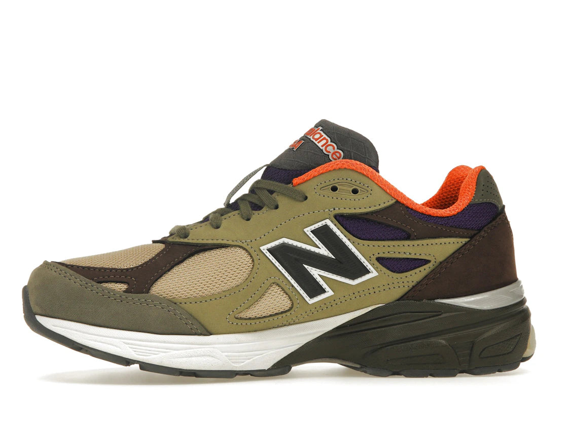 New Balance 990v3 MiUSA Teddy Santis Khaki Orange