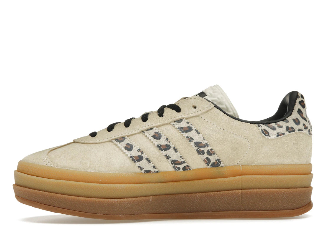 adidas Gazelle Bold Cream Black Leopard