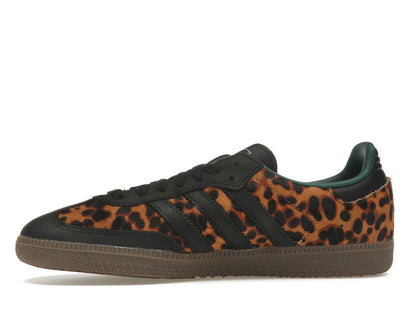 adidas Samba OG Black Green Leopard