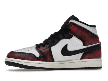 Jordan 1 Mid Wear-Away Chicago