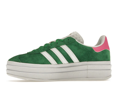 adidas Gazelle Bold Green Lucid Pink