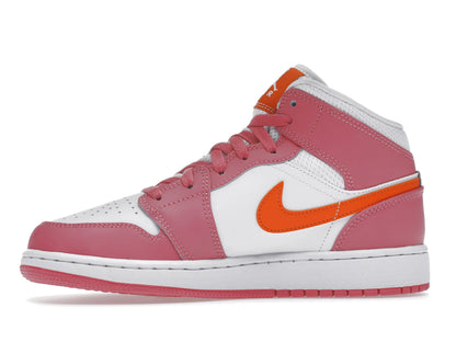 Jordan 1 Mid Pinksicle Safety Orange