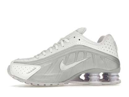 Nike Shox R4 White Metallic Platinum Barely Grape