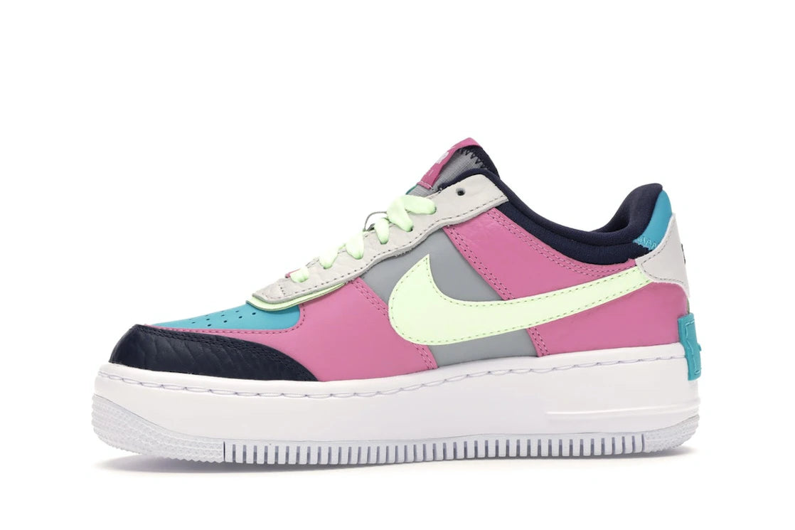Nike Air Force 1 Low Shadow Barely Volt Oracle Aqua