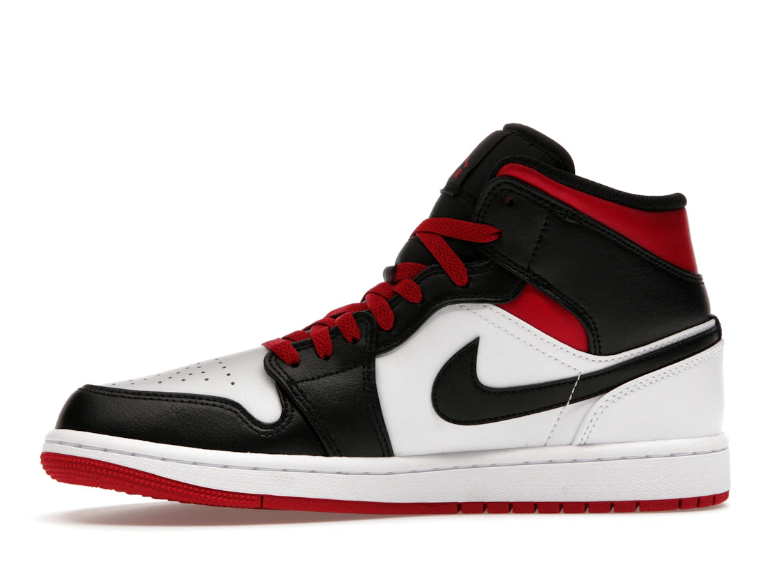 Jordan 1 Mid Gym Red Black Toe