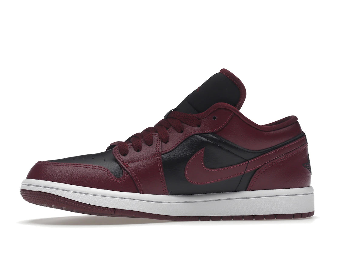 Jordan 1 Low Black Dark Beetroot