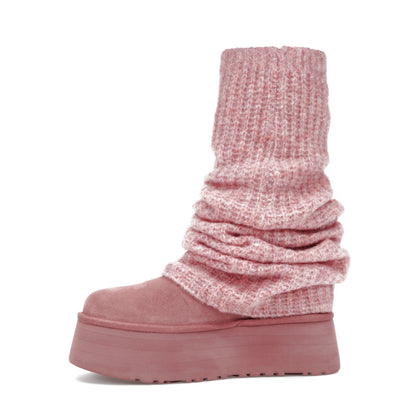 UGG Classic Mini Dipper Legwarmer Boot Pink Dawn