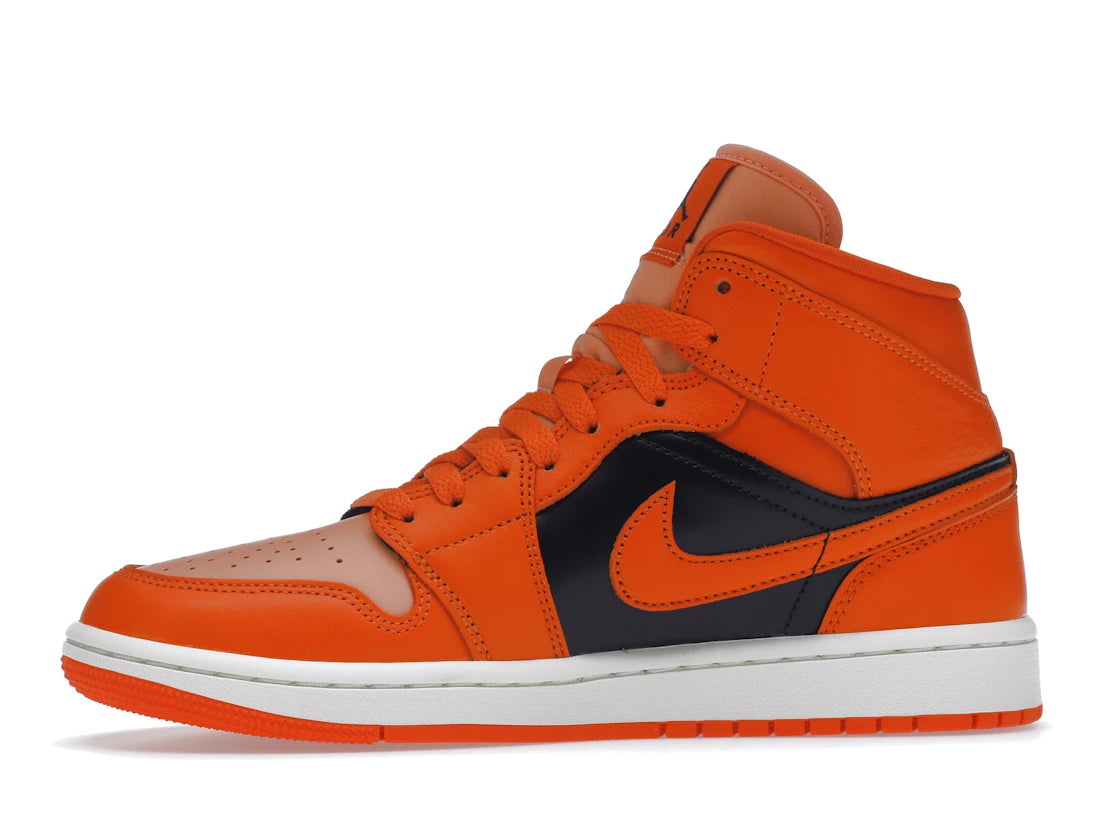 Jordan 1 Mid SE Rush Orange Crimson Bliss