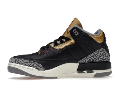 Jordan 3 Retro Black Cement Gold