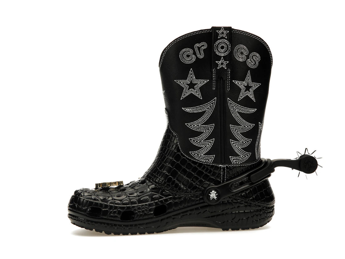 Crocs Classic Cowboy Boot Black