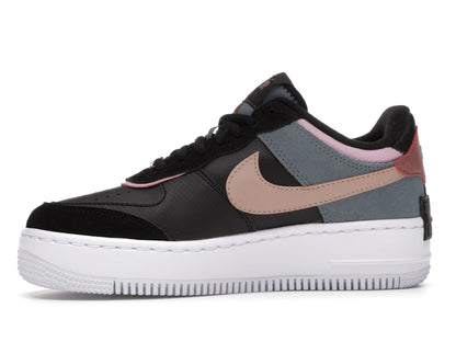 Nike Air Force 1 Low Shadow Black Light Arctic Pink Claystone Red