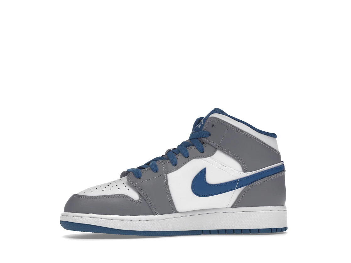 Jordan 1 Mid True Blue Cement