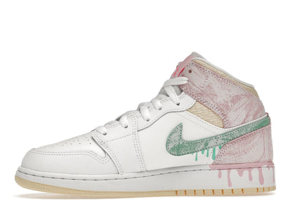 Jordan 1 Mid Paint Drip