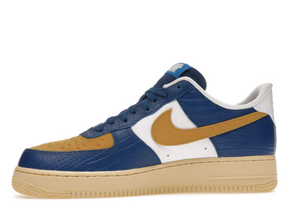 Nike Air Force 1 Low SP Undefeated 5 On It Blue Yellow Croc