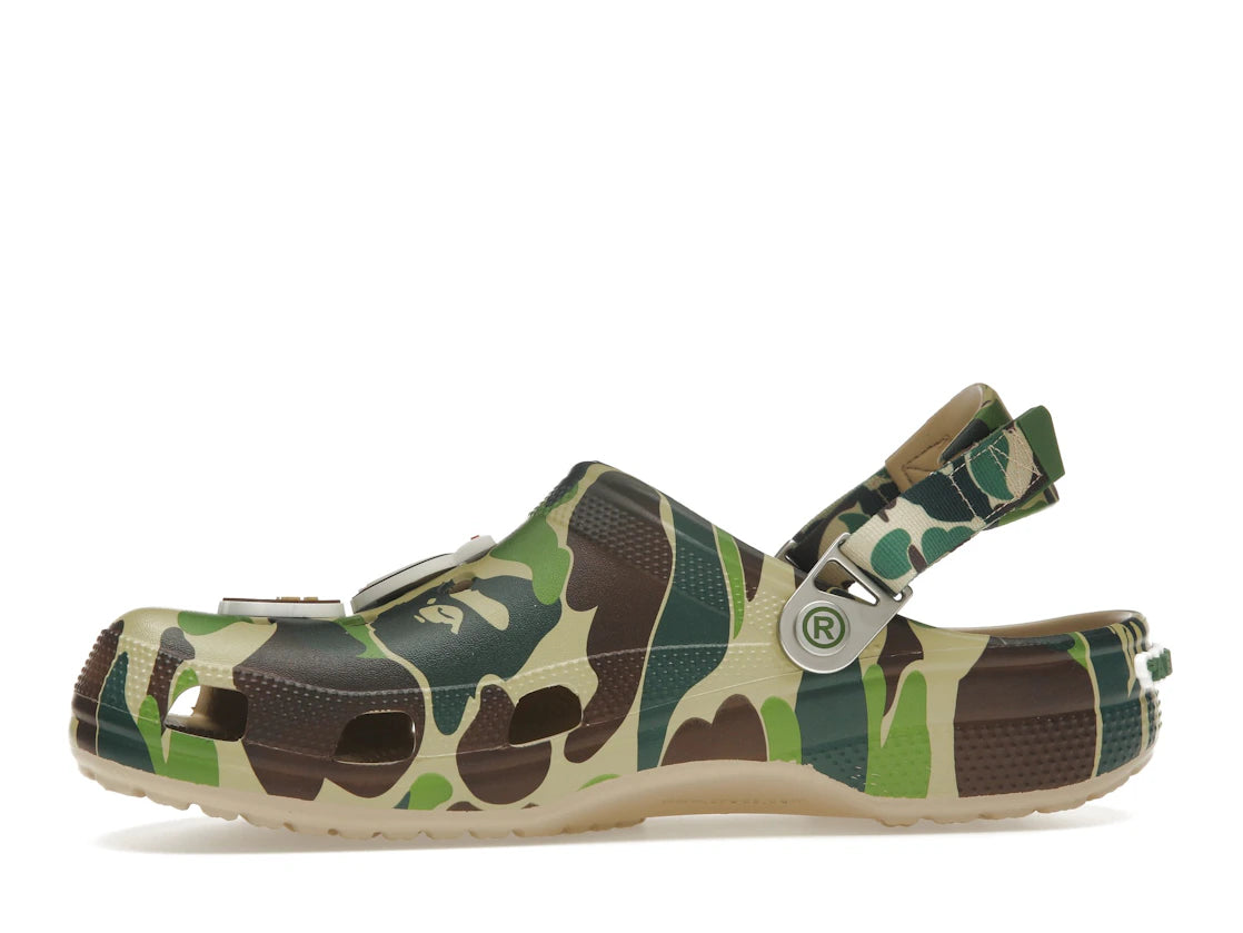 Crocs Classic Clog A Bathing Ape ABC Camo Green