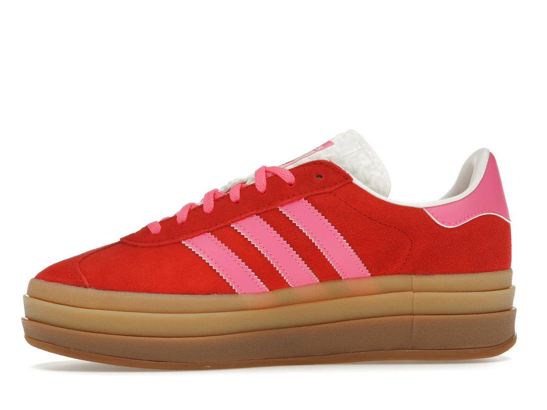 adidas Gazelle Bold Collegiate Red Lucid Pink